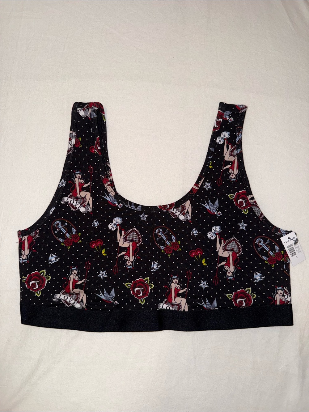 Torrid Scoop Neck Lace Bralette size 2X